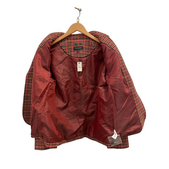 Talbots Womens Aberdeen Wool Houndstooth Blazer Size 16 Professional Career NEW - Picture 4 of 16